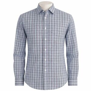 NWOT Esquire Mens Long Sleeve Button Down Performance Slim Fit 15 1/2 (32/22)